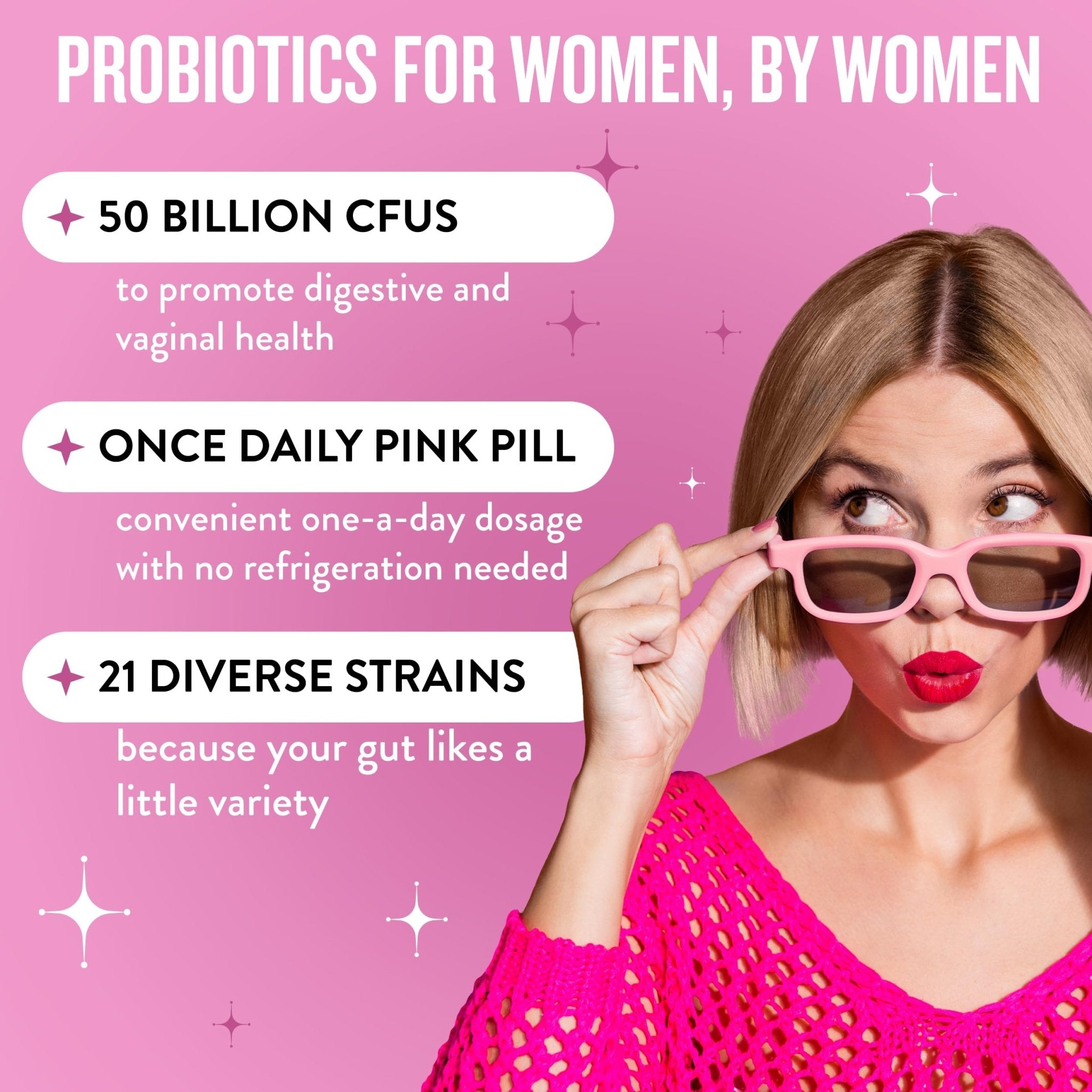 Legendairy Milk Hot Girl Ish™ - Daily Probiotics for Women with 50 Billion CFU - Women's Probiotic Supplement with 20 Probiotic Strains, Prebiotics & Postbiotic for Digestive, Gut & Immune Health - OzHealthStandard