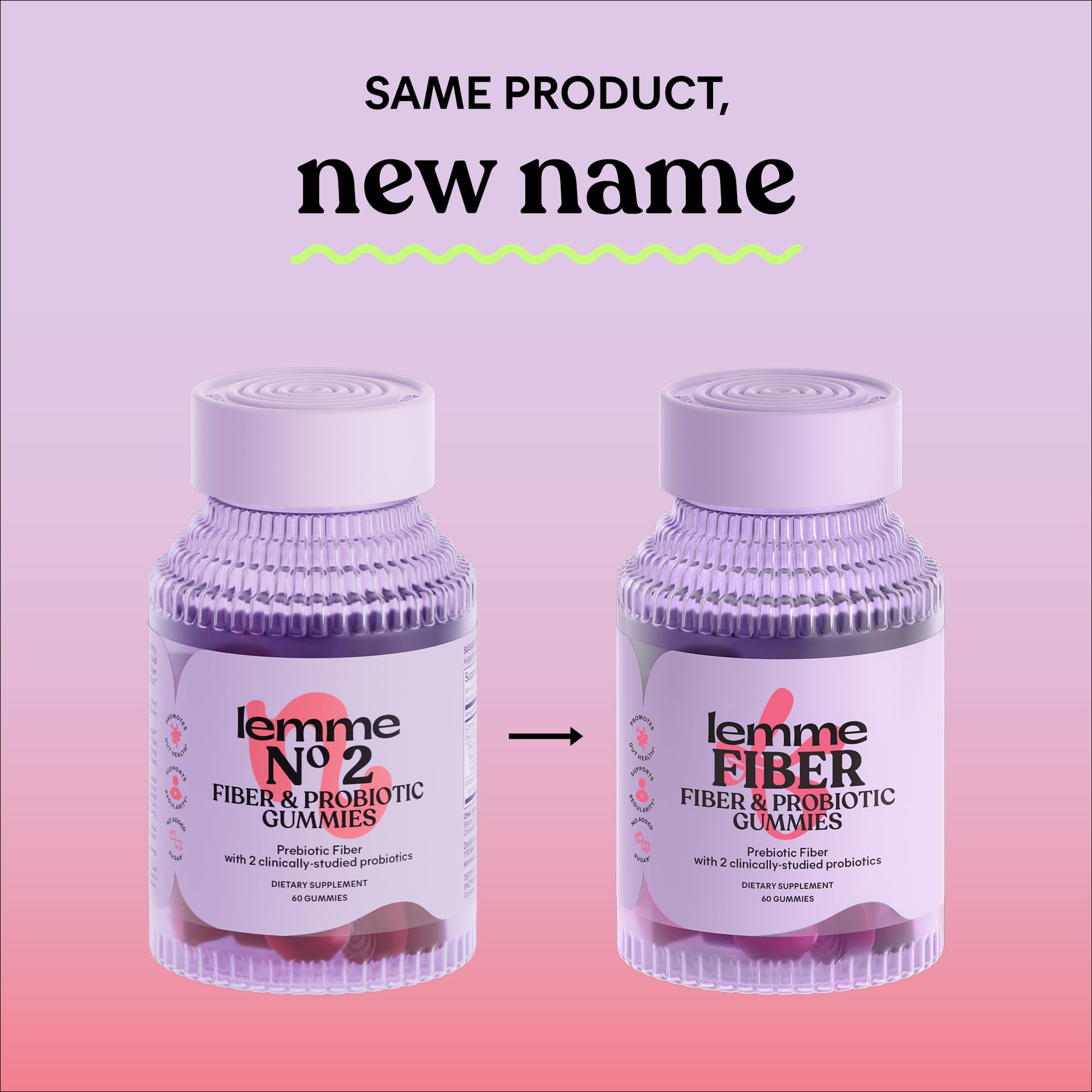 Lemme Fiber & Probiotic Gummies for Adults, Promotes Regularity & Digestive Health, No Sugar Added Strawberry Flavor, 4g Prebiotic Fiber & Clinically - OzHealthStandard