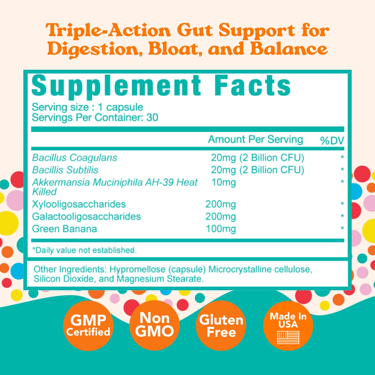 Let Loose Daily Tribiotic Pills - Probiotics, Prebiotics, and Postbiotics to Feed Your Microbiome and Support Smooth Daily Digestion, Gut Health, - OzHealthStandard