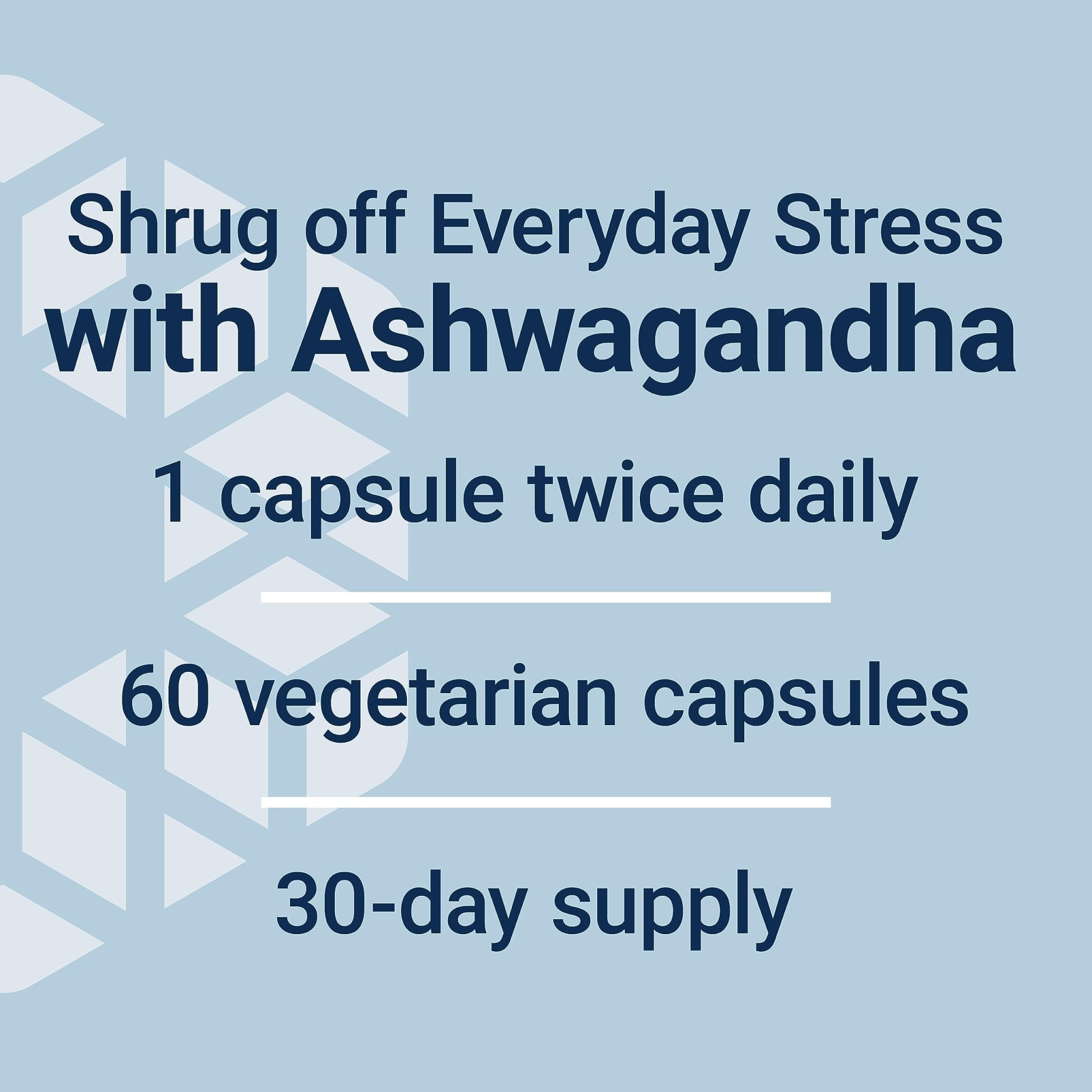Life Extension Optimized Ashwagandha - Stress Management Supplement for a Healthy Stress Response, Focus, Memory, Stress Relief - Vegetarian, Gluten-Free, Non-GMO, 60 Capsules - OzHealthStandard