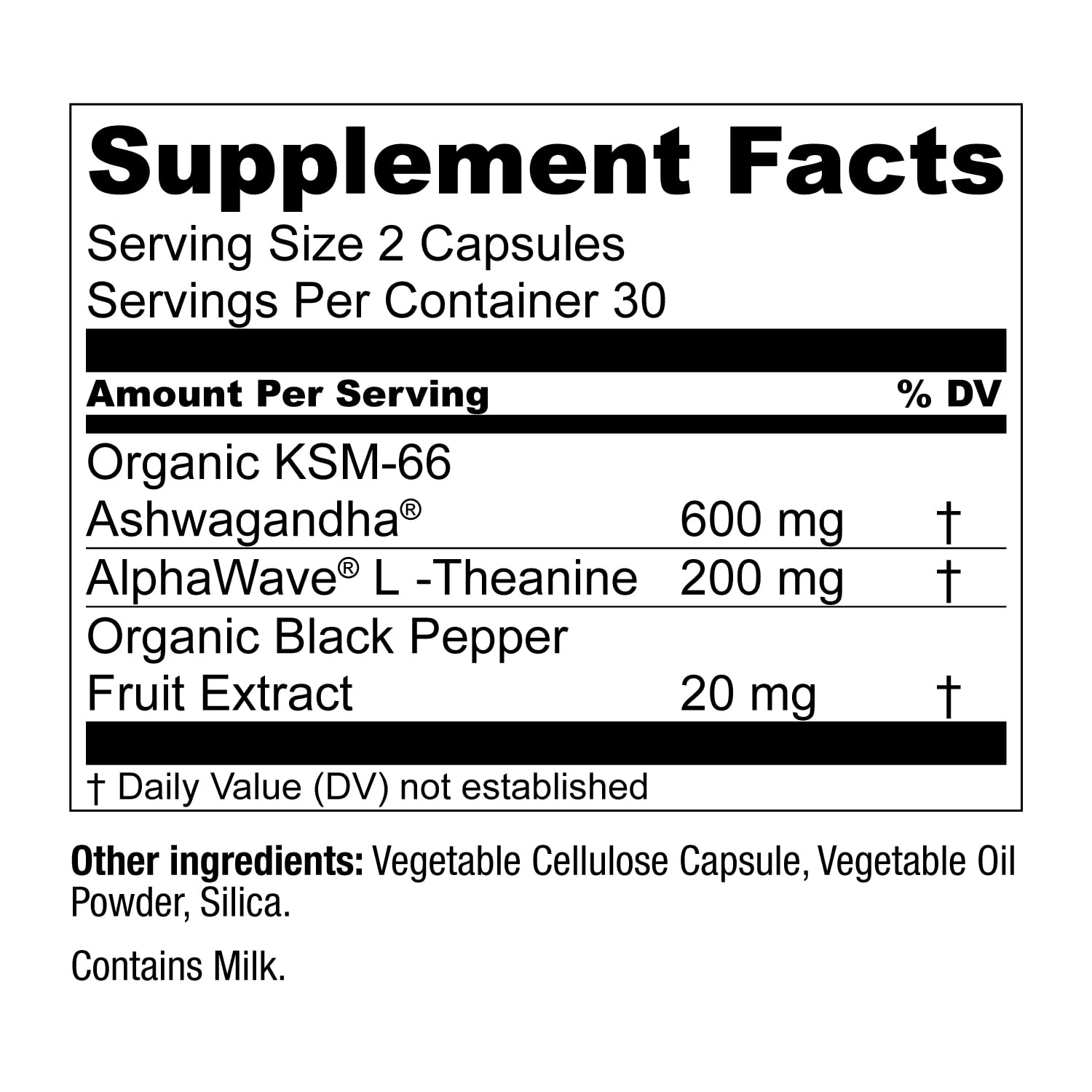 Live Conscious KSM-66 Ashwagandha Supplement w/L Theanine & AlphaWave - ZenWell Everyday Stress Relief, Cognitive, Brain Health - OzHealthStandard