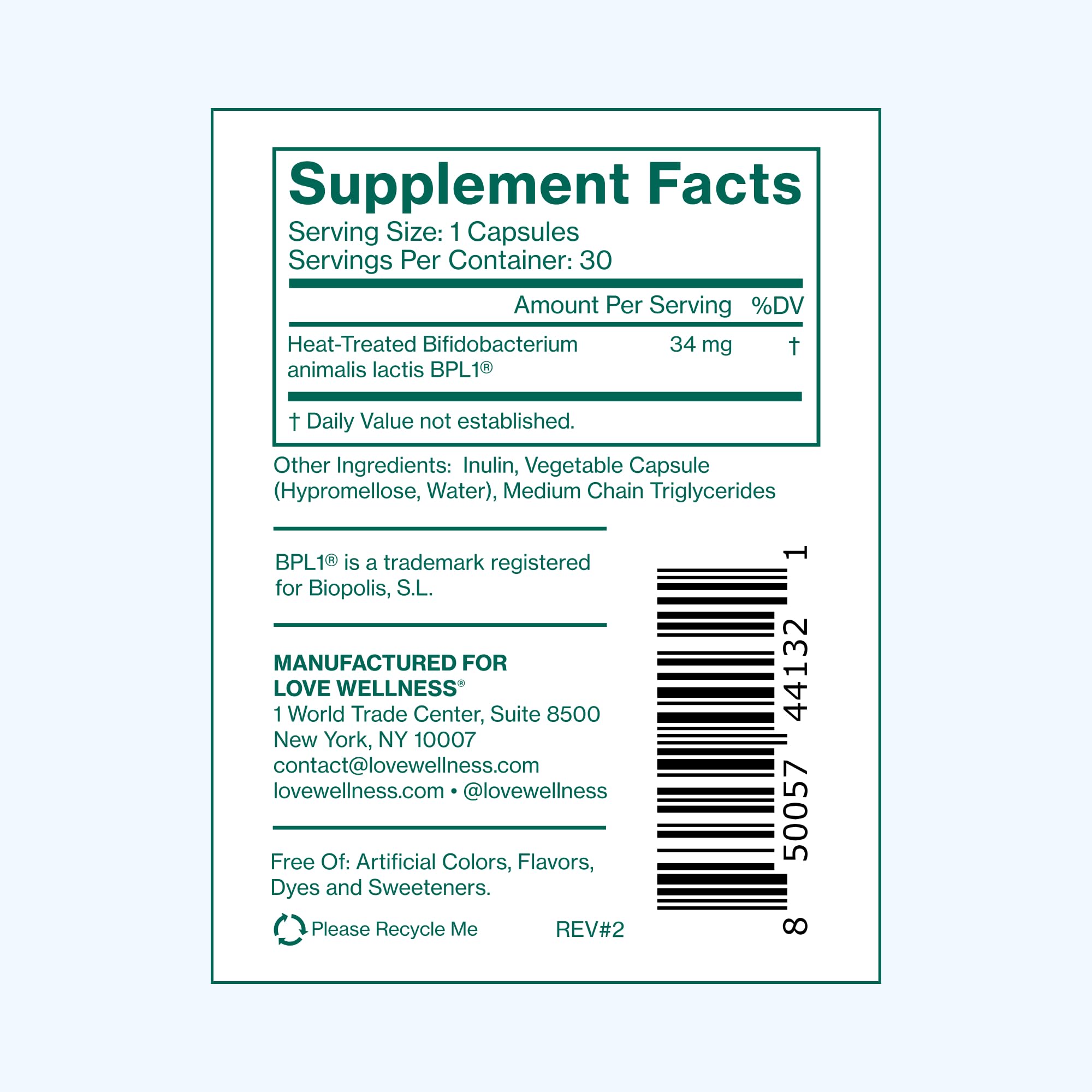 Love Wellness Hello Burn Activate | Support Visceral Fat Burn with HT BPL1 Postbiotic | Supports Healthy Waist Circumference, Longevity and Metabolic Wellness | 30 Count - OzHealthStandard