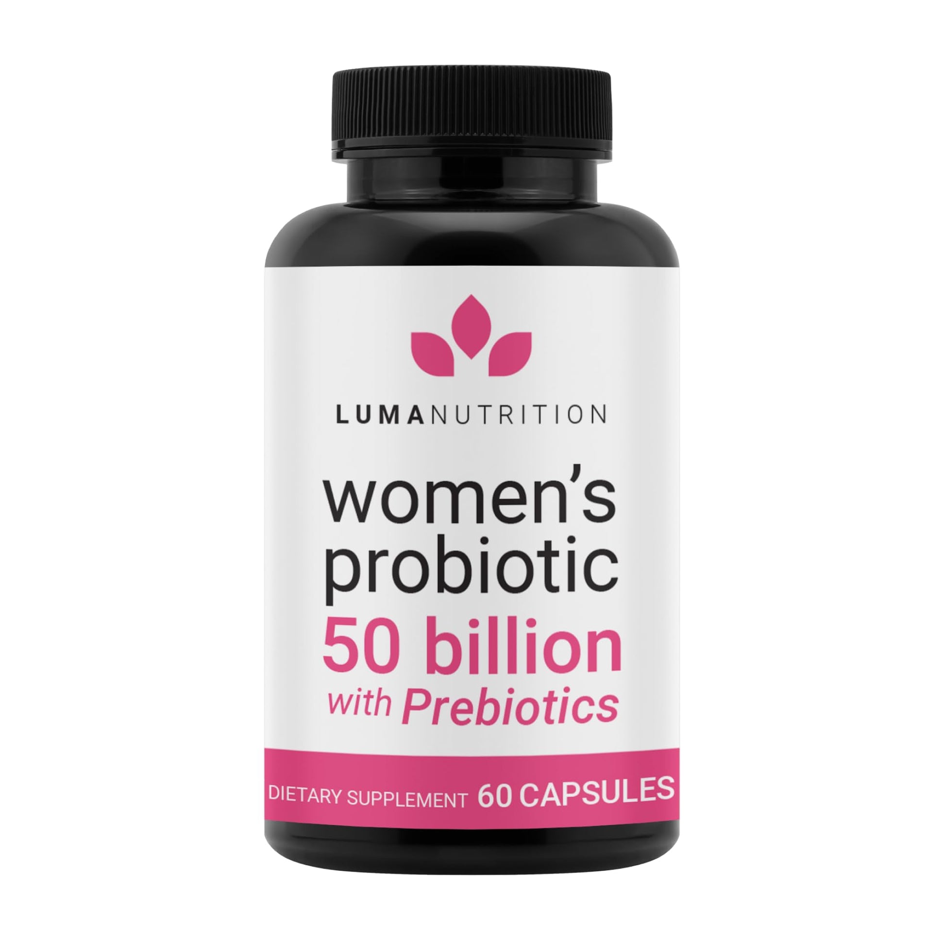 Luma Nutrition Probiotics for Women with Prebiotics - 50 Billion CFU - Formulated for Digestive, Immune & Feminine Support - 60 Capsules - OzHealthStandard