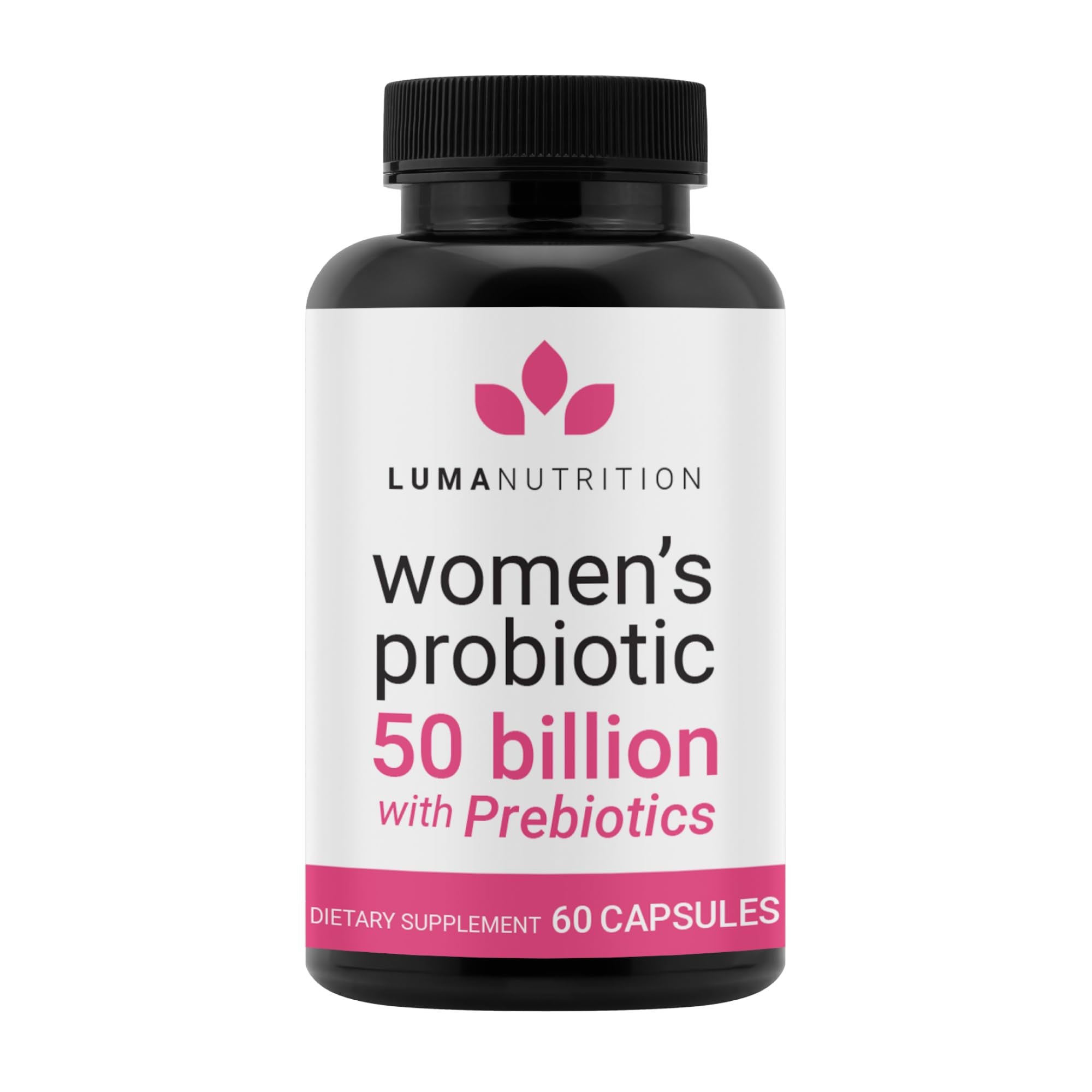 Luma Nutrition Probiotics for Women with Prebiotics - 50 Billion CFU - Formulated for Digestive, Immune & Feminine Support - 60 Capsules - OzHealthStandard