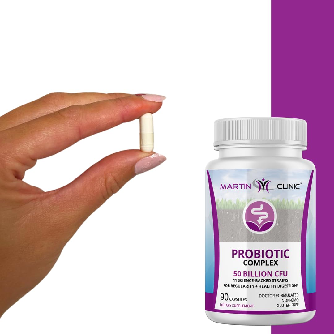 martin clinic Probiotic for Gut Health & Immune Support — Daily Digestive Balance, Bloating Relief & Better Nutrient Absorption — 60 Capsules - OzHealthStandard
