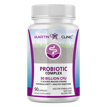 martin clinic Probiotic for Gut Health & Immune Support — Daily Digestive Balance, Bloating Relief & Better Nutrient Absorption — 60 Capsules - OzHealthStandard