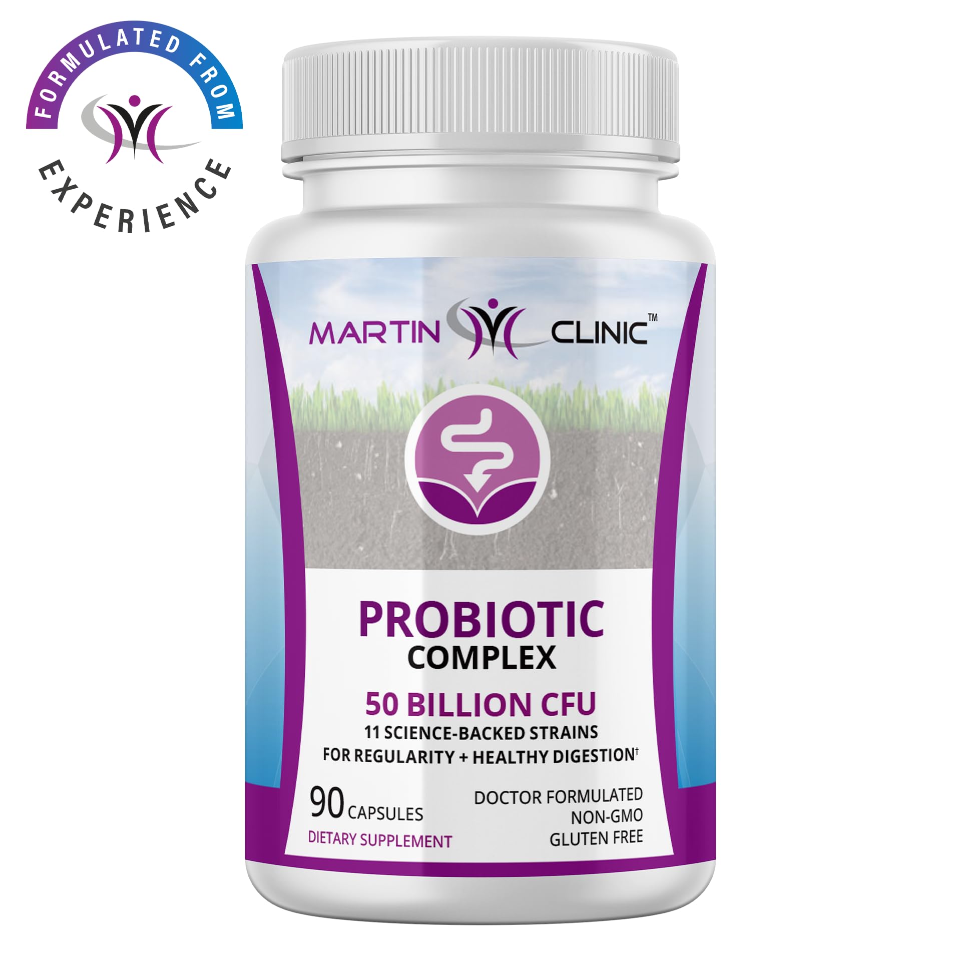 martin clinic Probiotic for Gut Health & Immune Support — Daily Digestive Balance, Bloating Relief & Better Nutrient Absorption — 60 Capsules - OzHealthStandard
