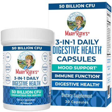 MARYRUTH'S 3-in-1 Probiotics for Digestive Health | Prebiotic & Postbiotic | Gut Health Supplement for Women & Men | 23 Unique Strains - OzHealthStandard