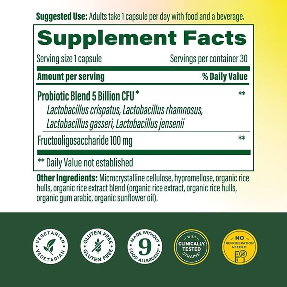 MegaFood Womens Probiotic + Prebiotic - Gluten-Free Prebiotics and Probiotics for Women, Supports Digestive Health & Regularity, Vaginal Probiotics - OzHealthStandard