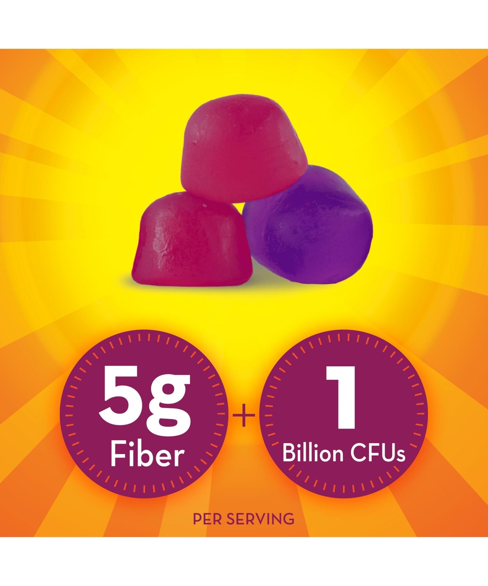 Metamucil Fiber Gummies for Adults with Probiotics for Bloating Relief, No Sugar Added Strawberry Kiwi BlackBerry Flavors, 5g Prebiotic - OzHealthStandard