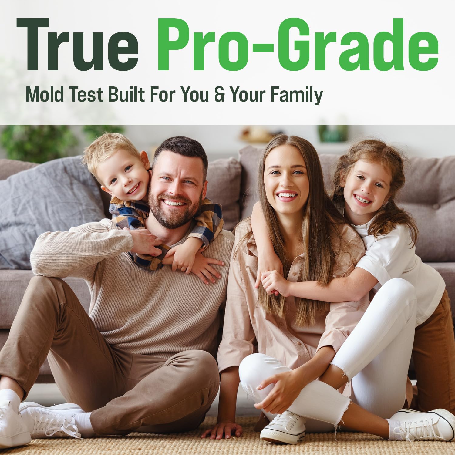 Microbial Mold Test Kit for Home - Indoor Air Quality and Surface Testing - Detects Black Mold, Mildew, and Fungi - Air and Surface Mold Detection Kit with Lab Analysis Included - OzHealthStandard