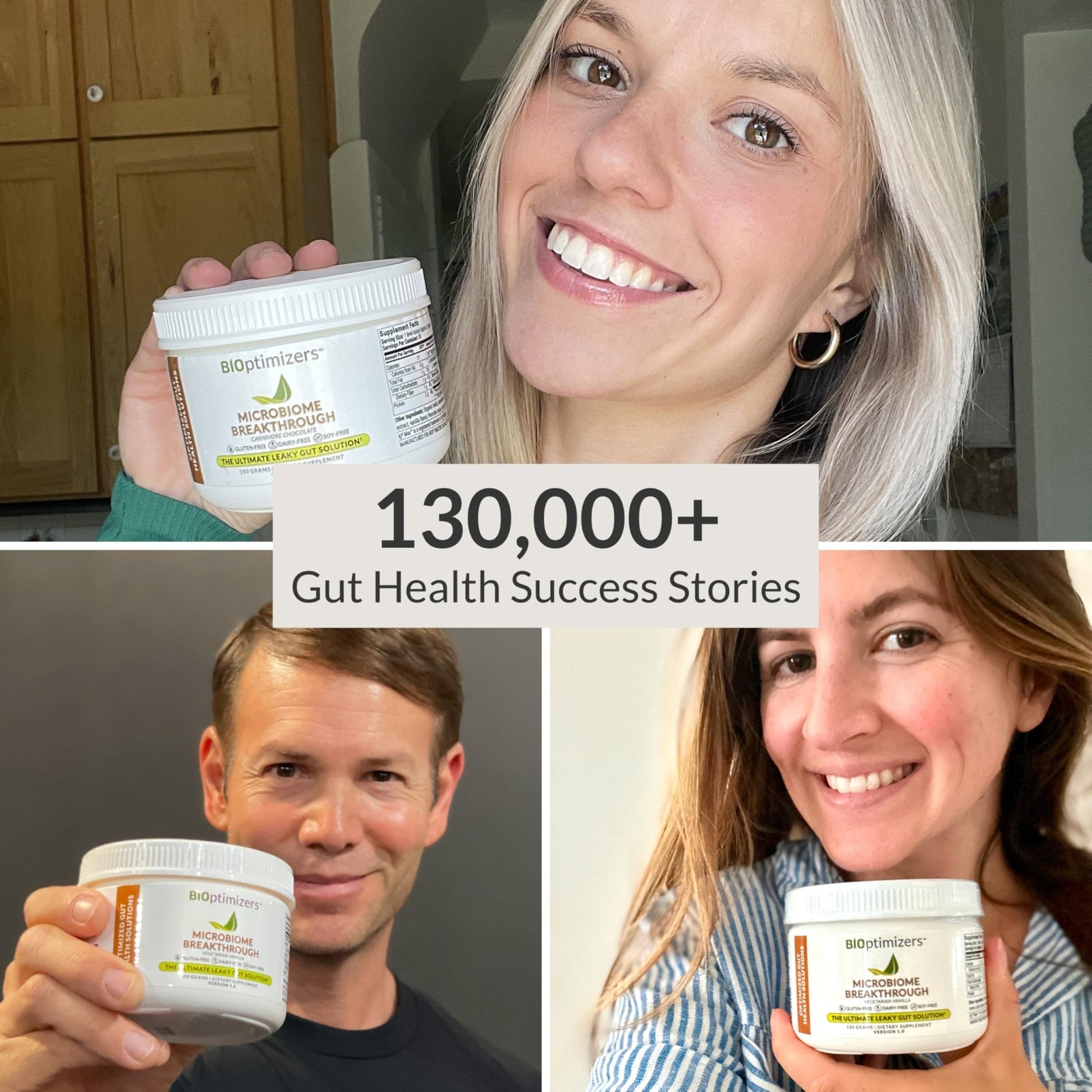 Microbiome Breakthrough™ Gut Support Powder – Vegetarian Vanilla – With Probiotics, Prebiotics, and IgY Max® – Source of L-Glutamine – Supports Digestive Comfort, Gas & Bloating Relief 30 Servings* - OzHealthStandard