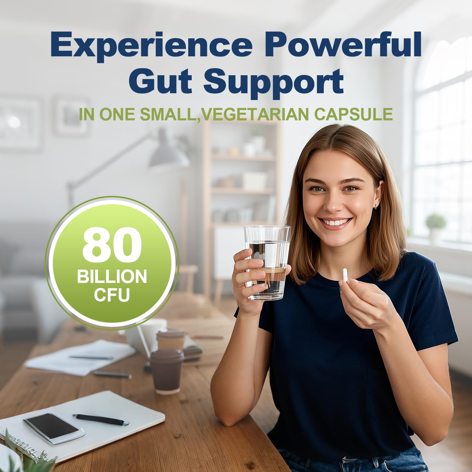 Migcopat Probiotic Prebiotic, Postbiotic & Digestive Enzymes for Digestive Health, 80 Billion CFU Probiotics Complete Gut Support with Berberine, Cinnamon, L-Glutamine - OzHealthStandard