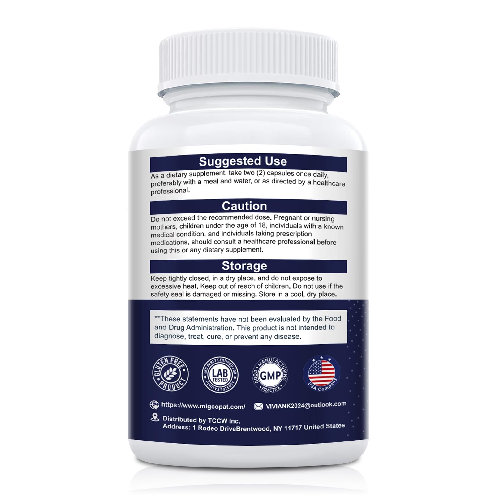 Migcopat Probiotic Prebiotic, Postbiotic & Digestive Enzymes for Digestive Health, 80 Billion CFU Probiotics Complete Gut Support with Berberine, Cinnamon, L-Glutamine - OzHealthStandard