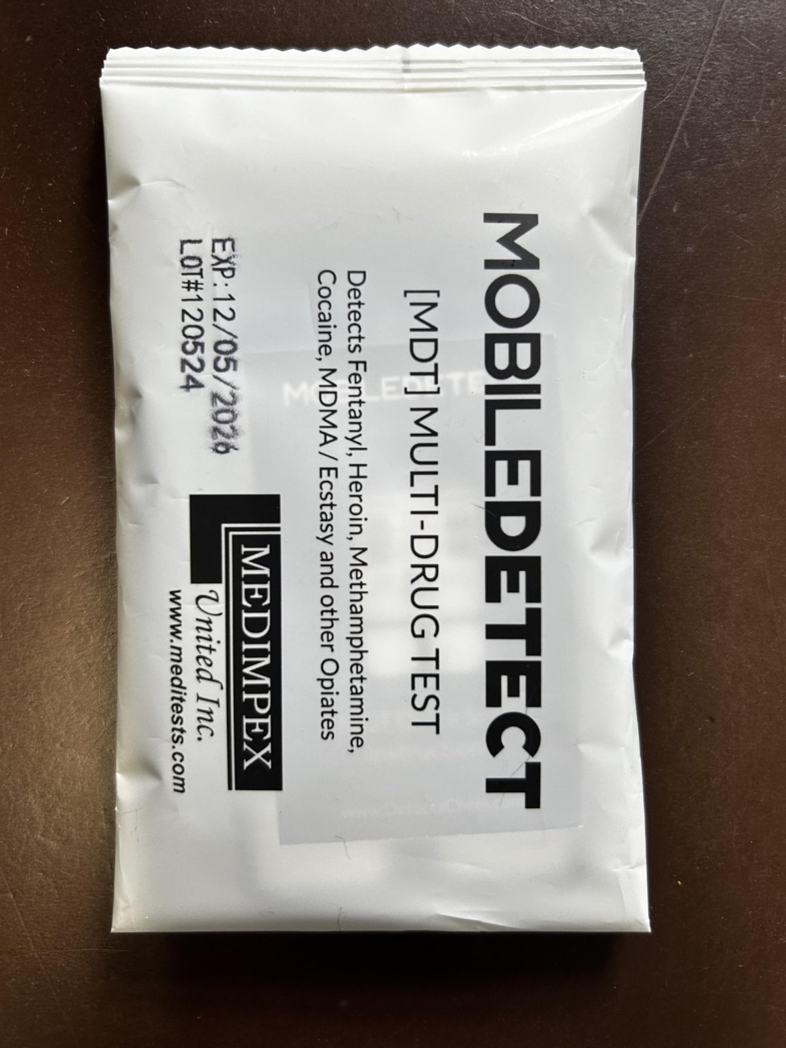 MobileDetect Pouch Residue Detection Multi-Drug Test Kit - Rapid Surface Residue Detector - OzHealthStandard