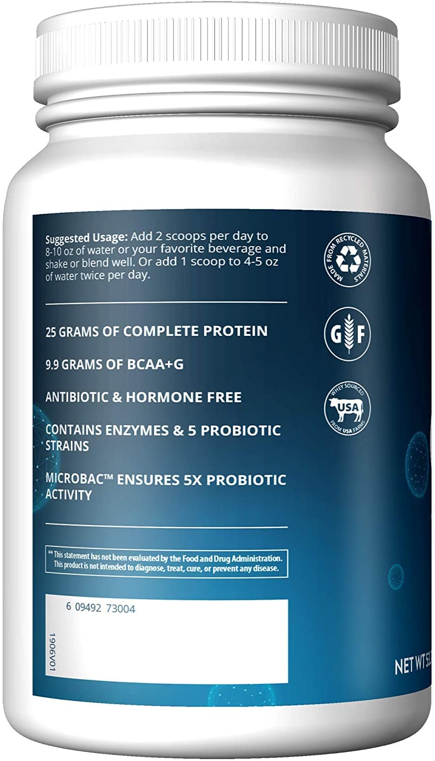 MRM Nutrition Gainer Protein with Probiotics & Postbiotics - Chocolate Flavored for Men & Women, 25g Protein, Whey Protein Concentrate & Isolate, Micellar Casein, & Digestive Enzymes - 18 Servings - OzHealthStandard