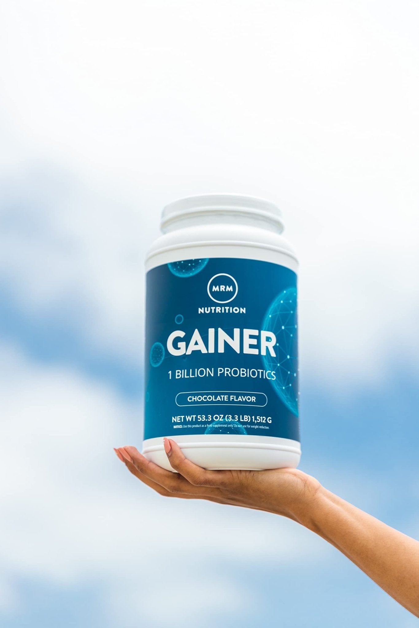 MRM Nutrition Gainer Protein with Probiotics & Postbiotics - Chocolate Flavored for Men & Women, 25g Protein, Whey Protein Concentrate & Isolate, Micellar Casein, & Digestive Enzymes - 18 Servings - OzHealthStandard