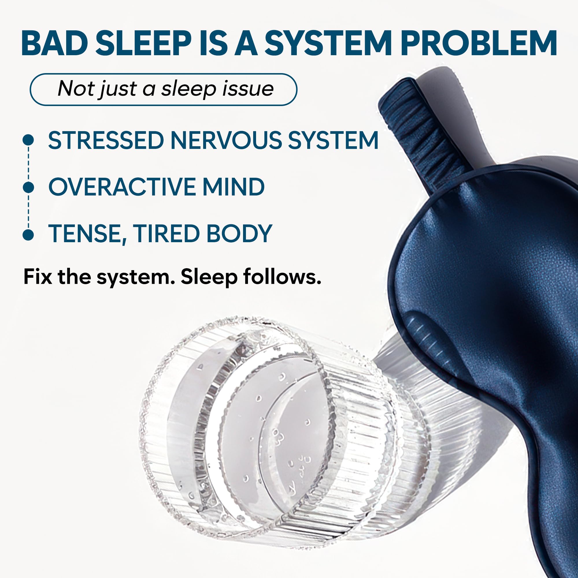 Natural Chelated Magnesium Glycinate Sleep Aid - Melatonin-Free Sleep & Stress Relief with KSM-66 Ashwagandha, GABA, L-Theanine & Chamomile for Muscle Relaxation - Made in USA - 90 Capsules - OzHealthStandard