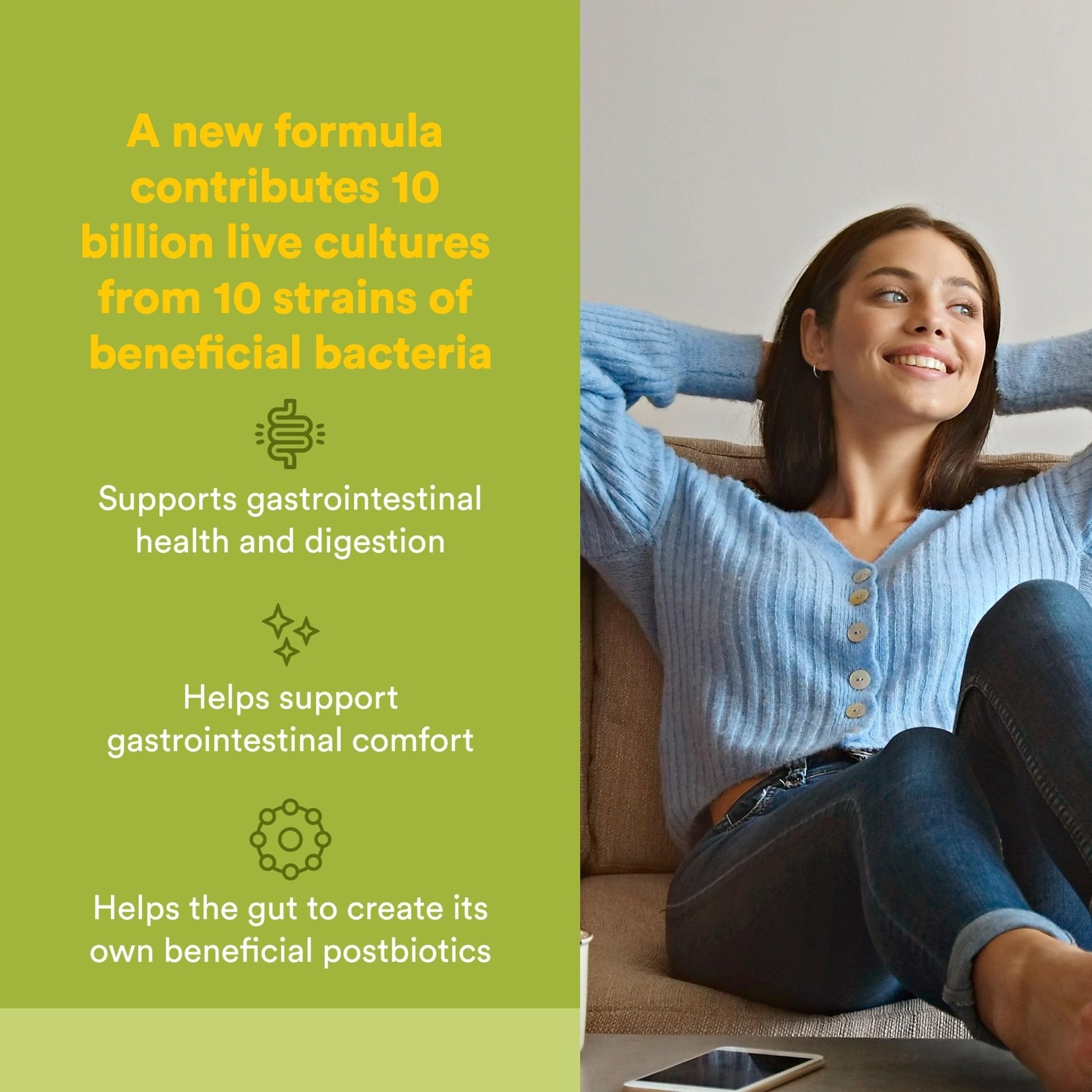 Natural Factors Whole Food Synbiotic Pre+Probiotic 10 Billion - Organic Gut & Digestive Health Supplement - Non-GMO, Gluten-Free & Dairy-Free - OzHealthStandard