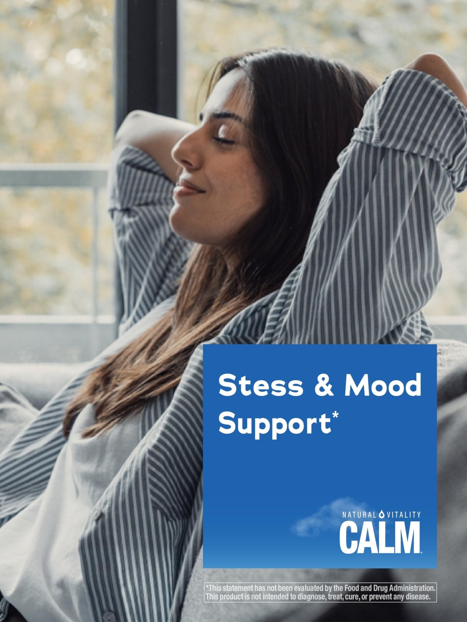 Natural Vitality Calm Ashwagandha + Magnesium Glycinate Capsules | Support for Occasional Stress & Anxiety | Gluten Free Supplement | 90 Count - OzHealthStandard