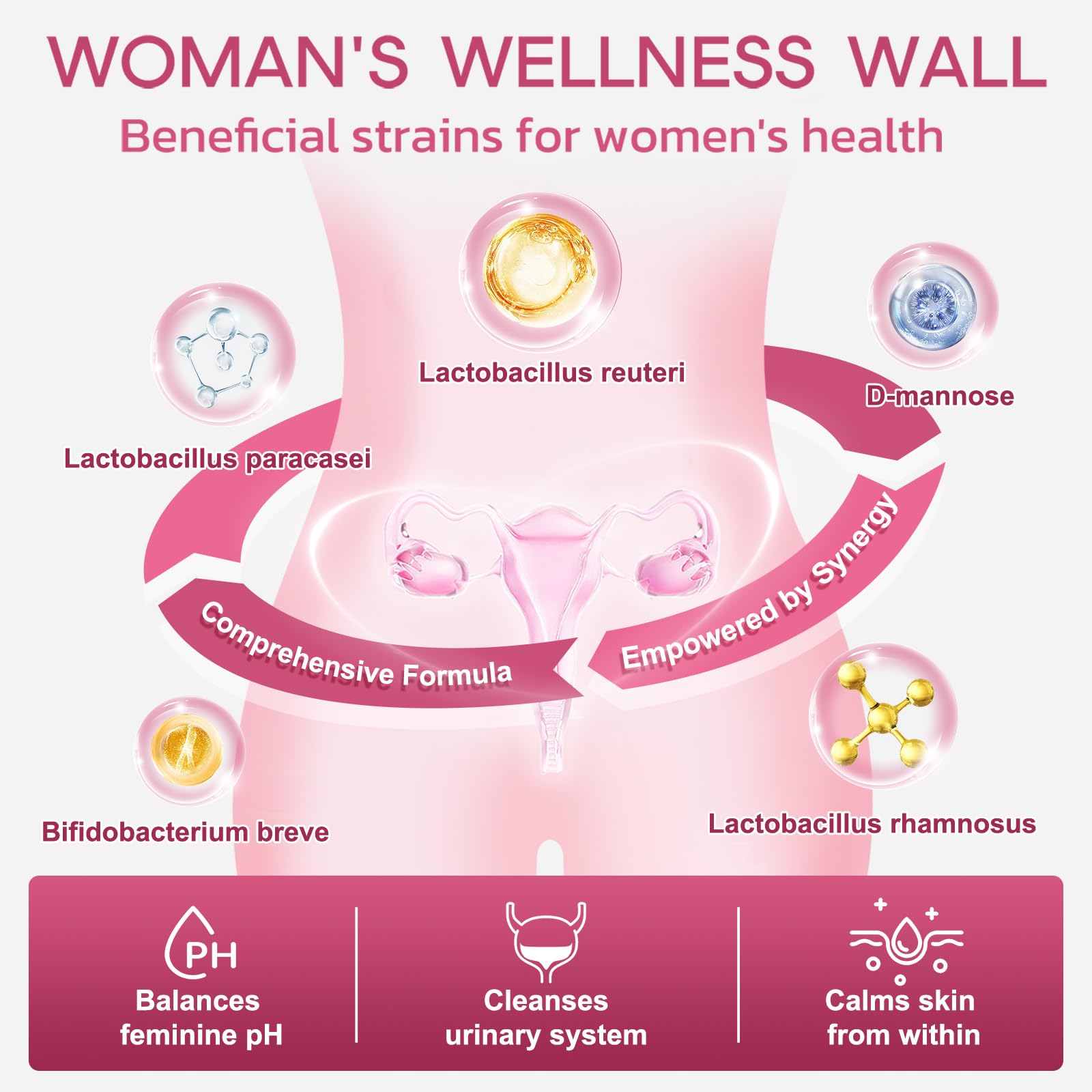 NATURE TARGET Probiotics for Women Probiotic Powder - 50 Billion CFUs, 13 Strains Supports for Digestive Vaginal Health, Bloating Relief, 30 Stick Packs - OzHealthStandard