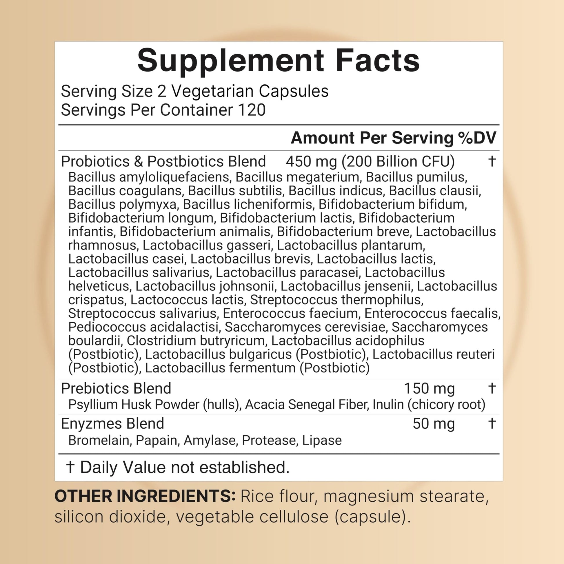 NatureBell Probiotic 200 Billion CFU – 40 Strains Per Serving | 240 Veggie Capsules with Prebiotics and Probiotics – Full Spectrum Complex with Enzymes - OzHealthStandard