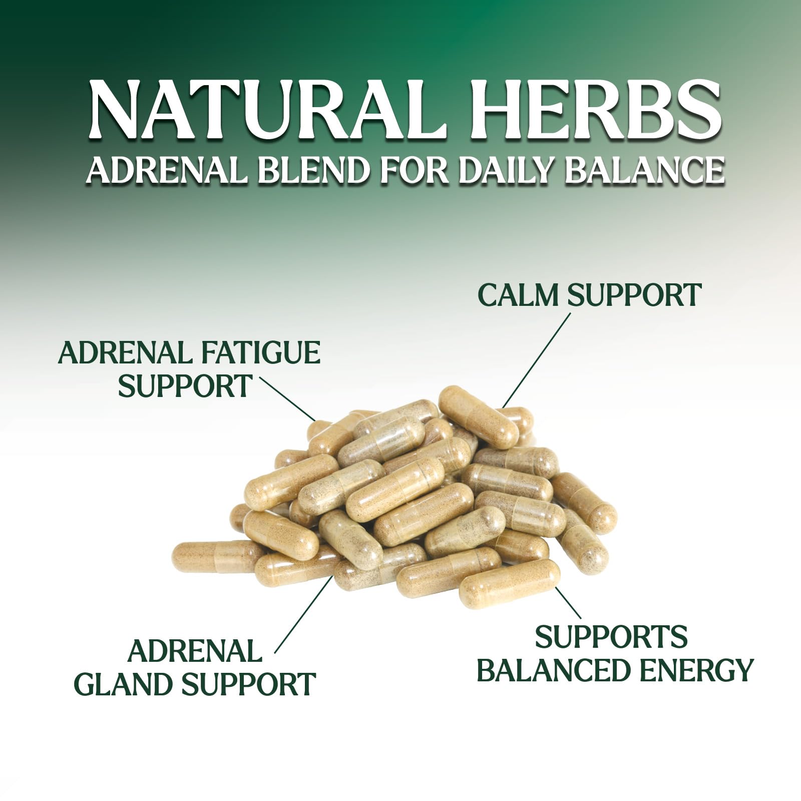 Nature's Nutrition Adrenal Support Supplements Cortex Complex, Best Energy Supplement, Supports Health & Energy Levels, Daily Ashwagandha for Women & Men, Supports Immune System, 120 Capsules - OzHealthStandard