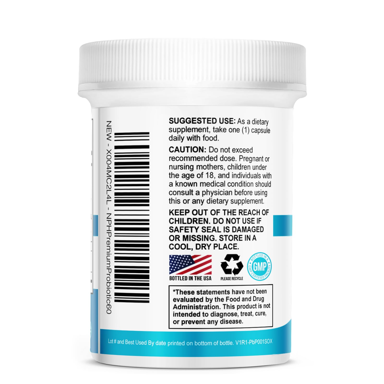 Nature's Physician Probiotics - 100 Billion CFU - 16 Strains + Prebiotics - Best Probiotic Supplement for Women & Men - Supports Immune, Digestive Health, Occasional Constipation & Gas - 60 Capsules - OzHealthStandard