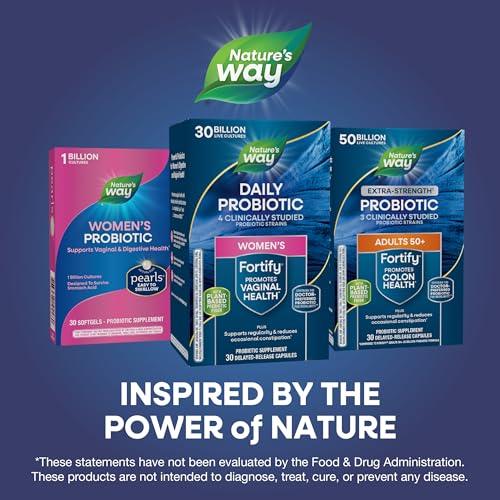 Nature’s Way Fortify Women’s Probiotic, 30 Billion Live Cultures, 11 Strains, Prebiotic, 30 Capsules - OzHealthStandard