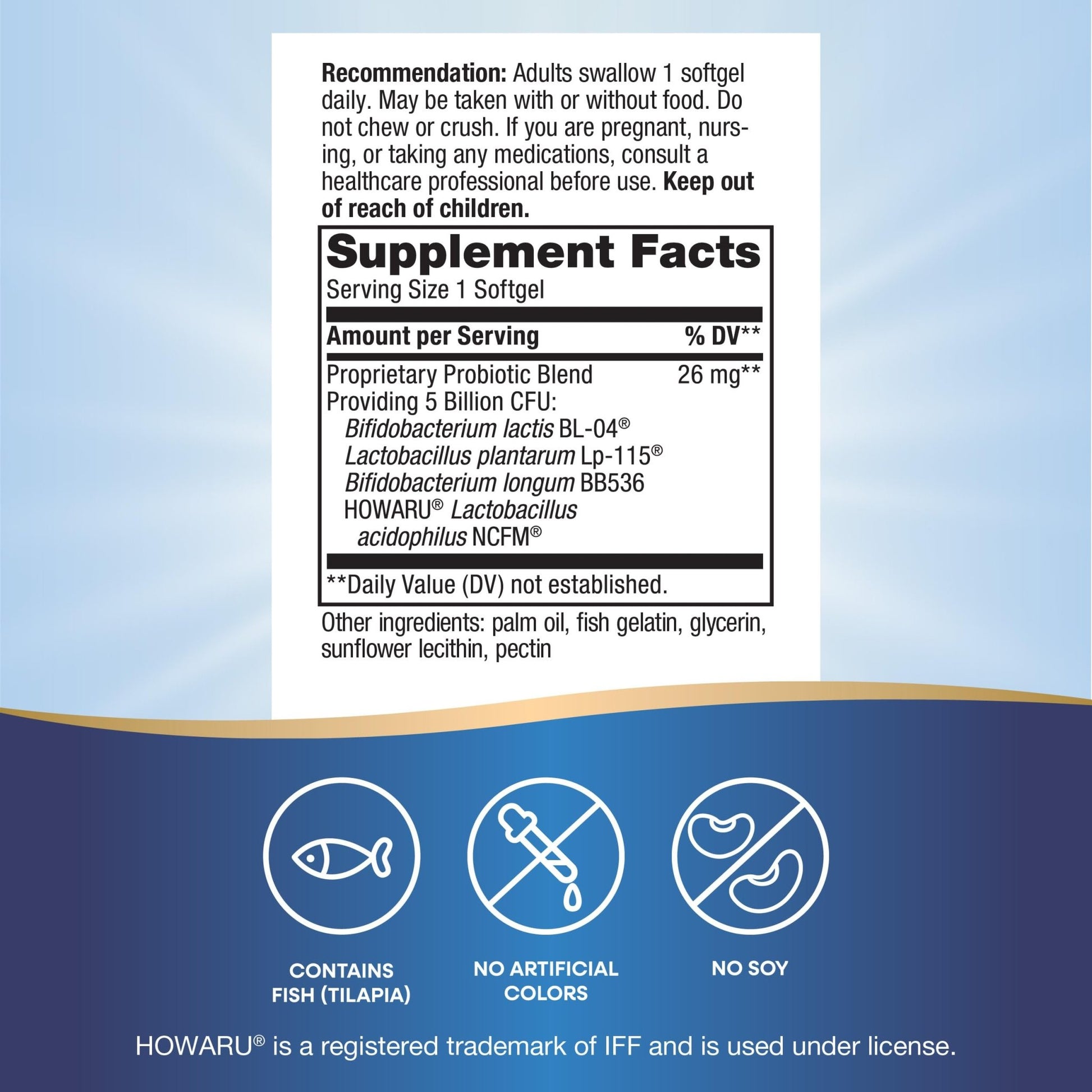 Nature's Way Pearls Max Potency Probiotic for Men and Women, Supports Digestive, Immune, Colon Health*, 5 Billion Live Cultures, No Refrigeration Required, 30 Softgels - OzHealthStandard
