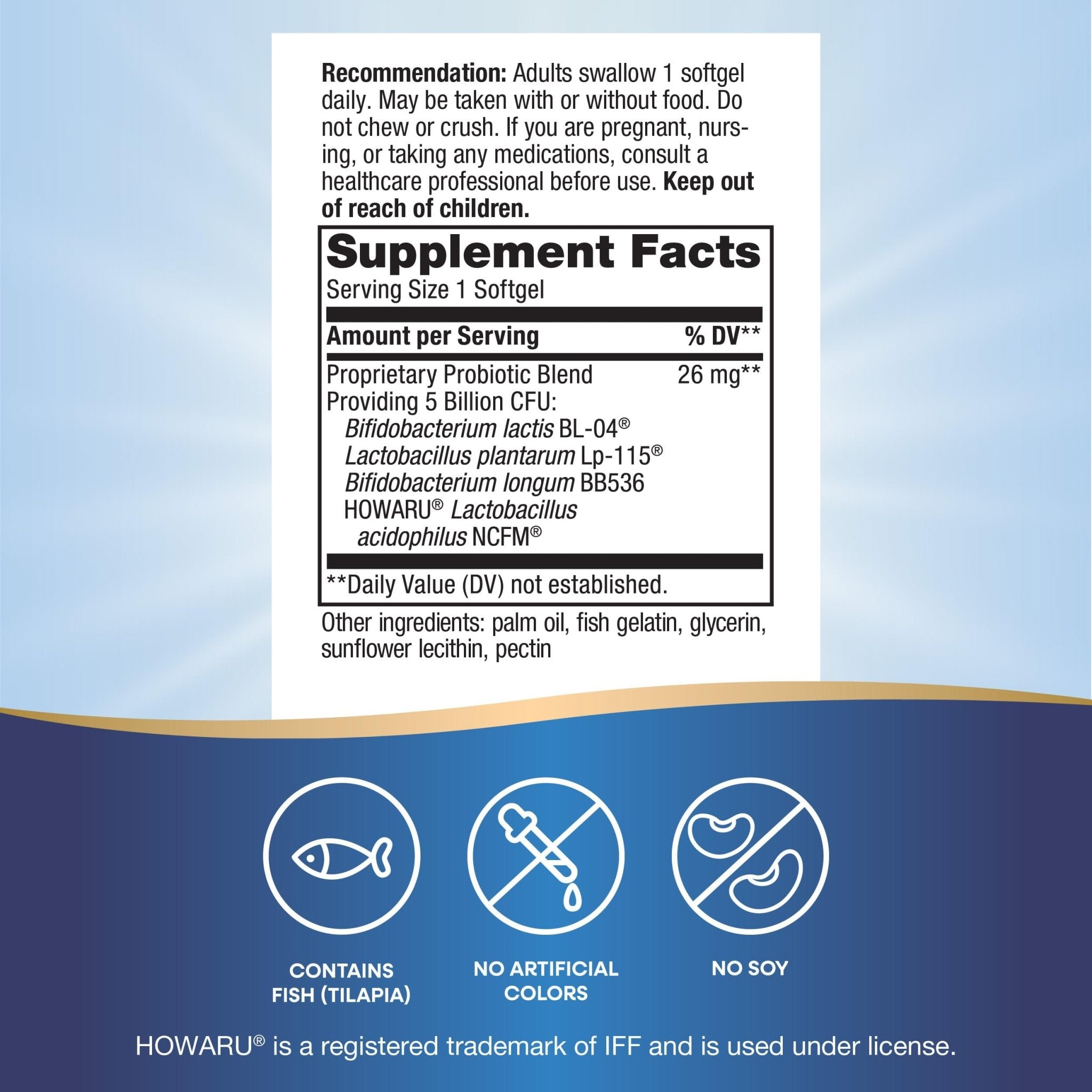 Nature's Way Pearls Max Potency Probiotic for Men and Women, Supports Digestive, Immune, Colon Health*, 5 Billion Live Cultures, No Refrigeration Required, 30 Softgels - OzHealthStandard