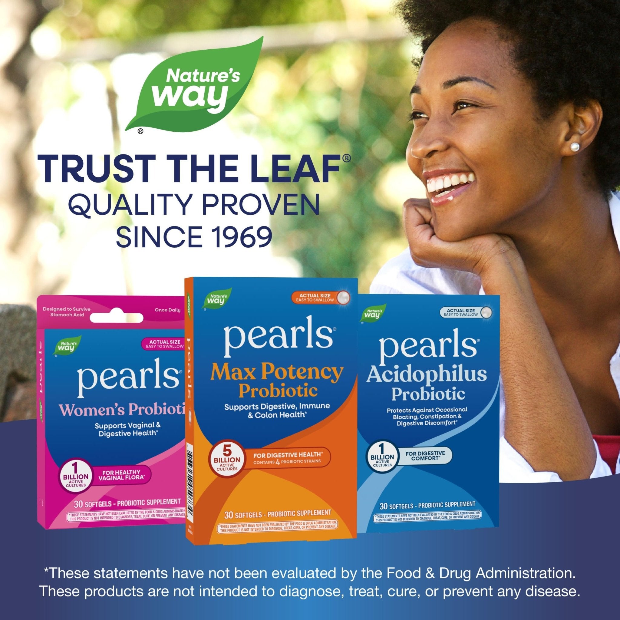 Nature's Way Pearls Max Potency Probiotic for Men and Women, Supports Digestive, Immune, Colon Health*, 5 Billion Live Cultures, No Refrigeration Required, 30 Softgels - OzHealthStandard