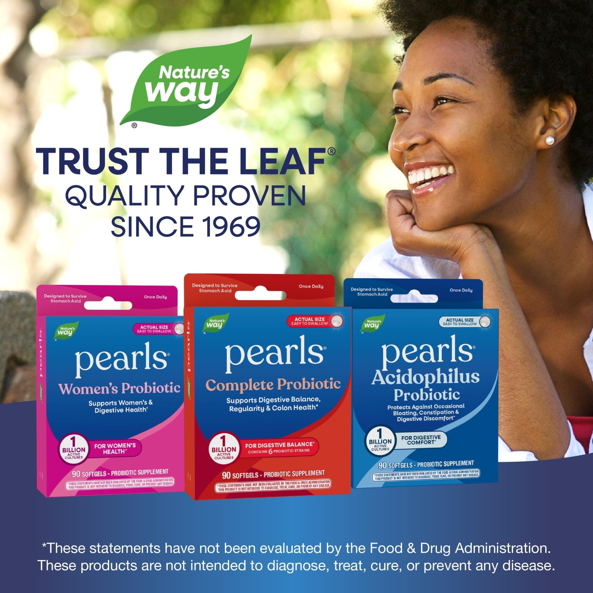 Nature's Way Probiotic Pearls Complete, 1 Billion Live Cultures, 90 Softgels - OzHealthStandard