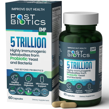 NAVEH PHARMA Adult Postbiotics Capsules for Women and Men | Postbiotics for Gut Health with 200X Ingredients Than Probiotic and Prebiotic | Supports Immunity, Digestion, Microbiome & Metabolism - OzHealthStandard