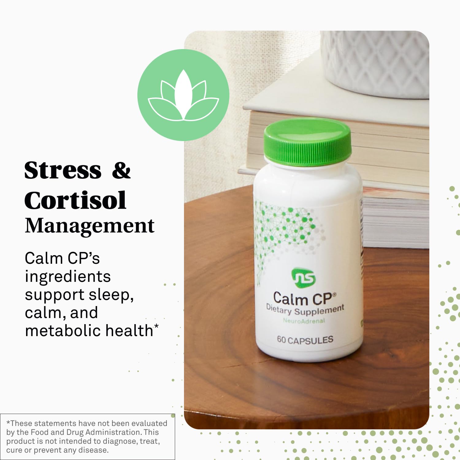 NeuroScience Neuro Adrenal Support Supplements for Women & Men - Daily Cortisol Supplement and Calming Aid - Promotes Calm Sleep, Immune Support & Healthy Cortisol Levels (60 Capsules) - OzHealthStandard