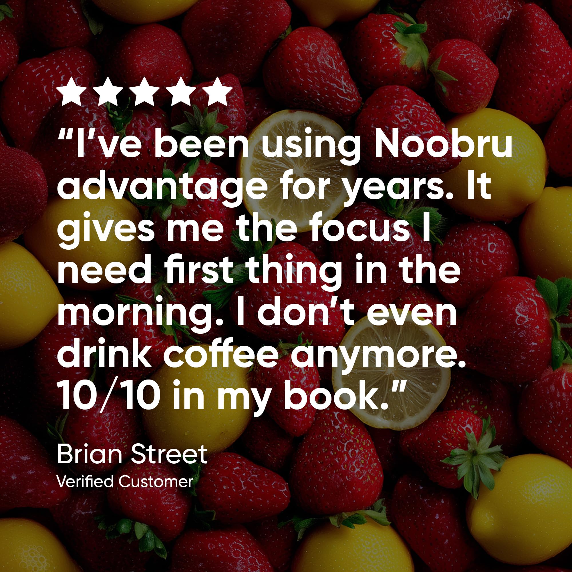 Noobru Аdvantage Nootropic - Delicious Nootropics Brain Supplement with 11 Active Ingredients - Natural Cognitive Enhancer - 20 Strawberry Lemonade Sachets - 1 Month Supply, 20 Count (Pack of 1) - OzHealthStandard