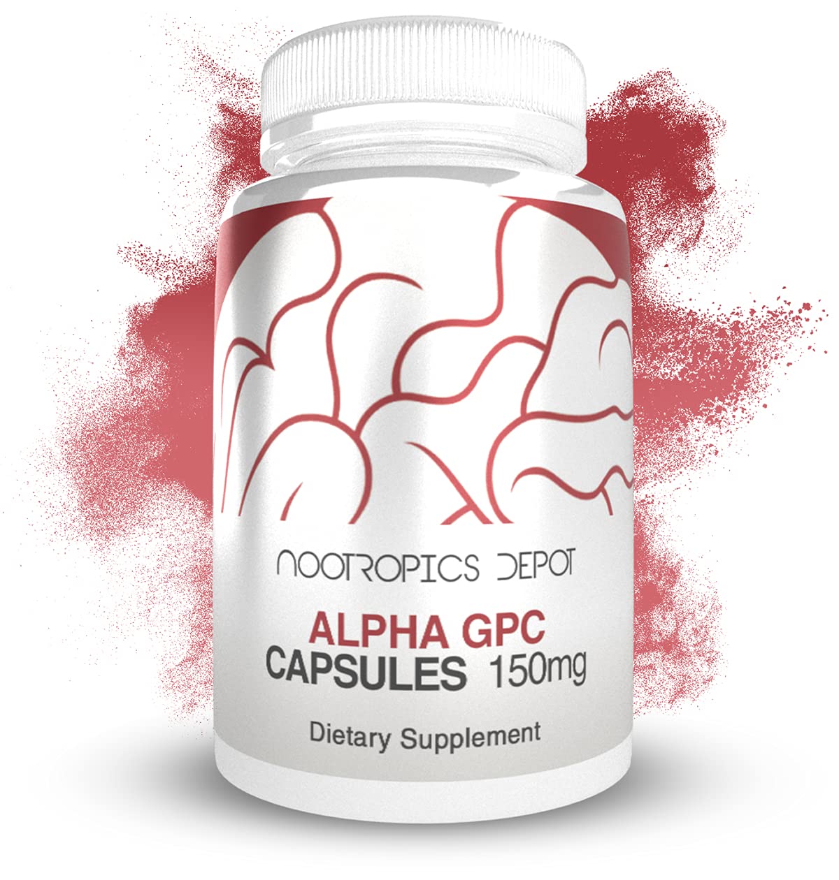Nootropics Depot Alpha GPC Capsules | 150mg | 60 Count | Choline Supplement | Brain Health Supplement | Supports Healthy Brain Function | Enhance Cognition, Memory + Focus - OzHealthStandard