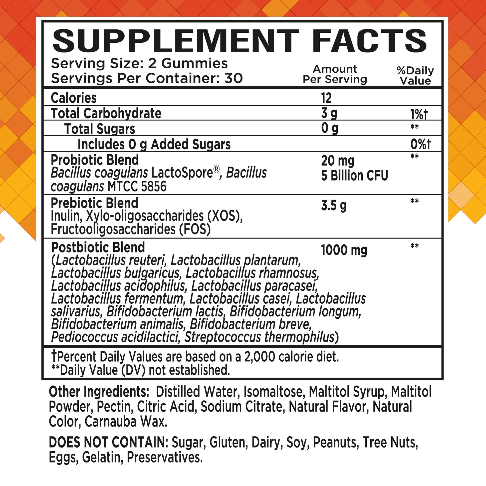 NutraPep Prebiotic Probiotic & Postbiotic Gummies for Women Men & Kids Children - High Potency 5 Billion CFU - Sugar-Free & Gluten 60 Count (Pack of 2) - OzHealthStandard