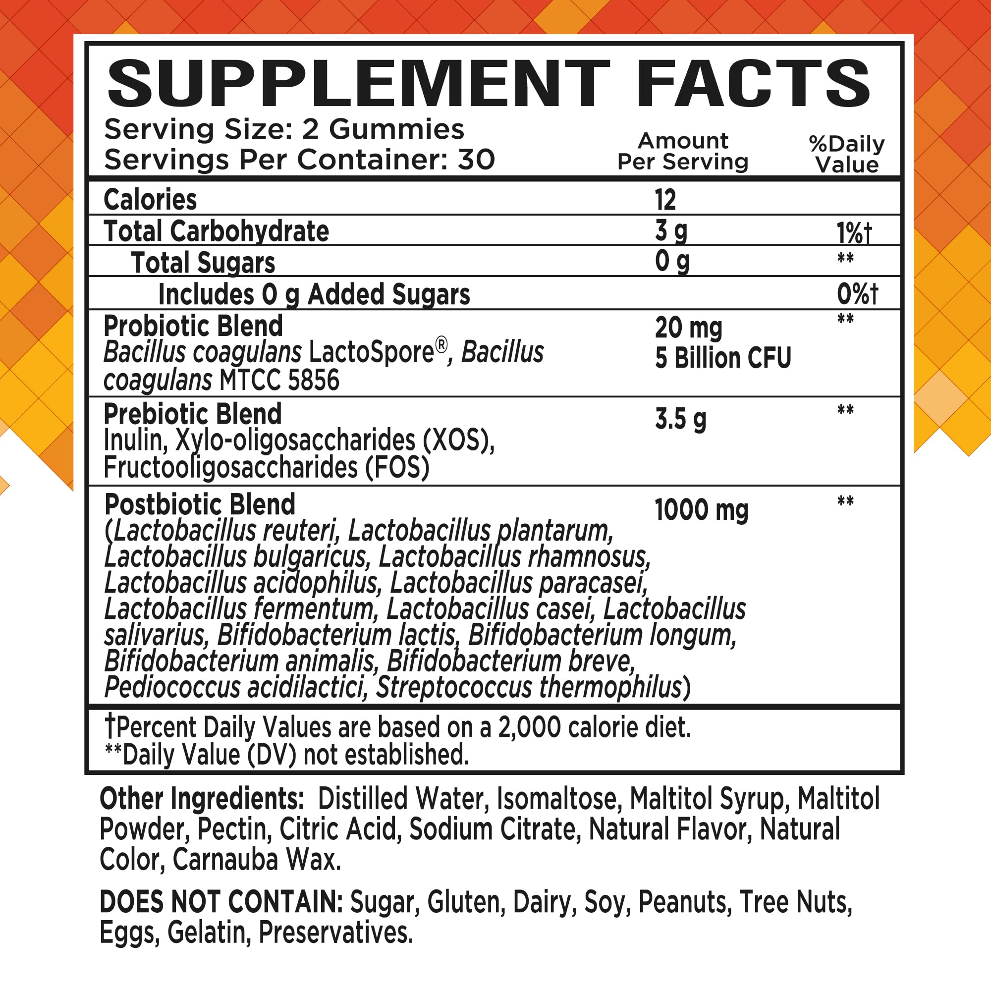 NutraPep Prebiotic Probiotic & Postbiotic Gummies for Women Men & Kids Children - High Potency 5 Billion CFU - Sugar-Free & Gluten 60 Count (Pack of 2) - OzHealthStandard