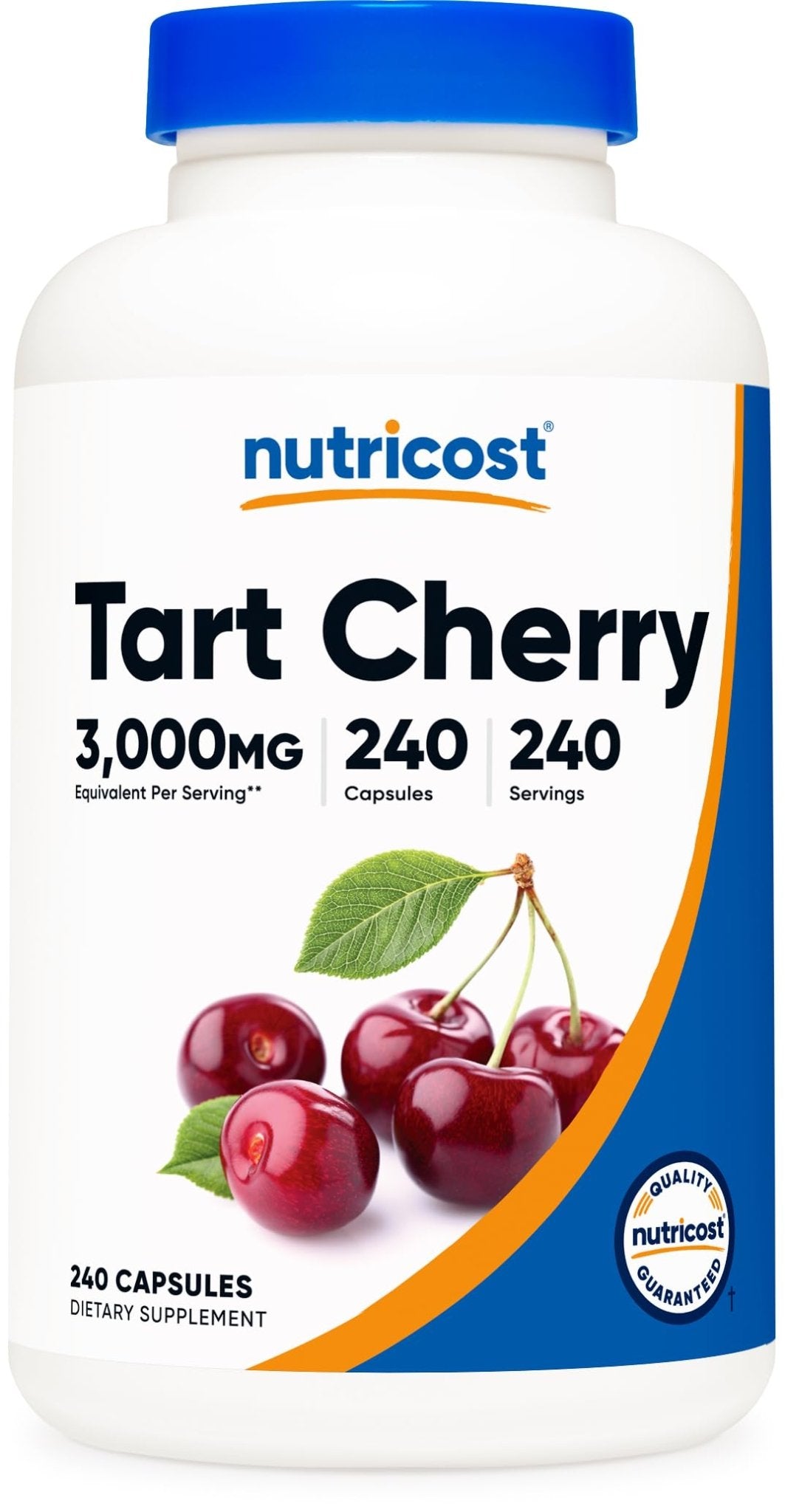 Nutricost Tart Cherry Extract 240 Vegetarian Capsules for 240 Servings per Bottle - Gluten Free, Non-GMO - OzHealthStandard