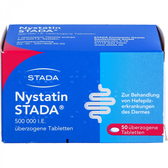 NYSTATIN STADA 500,000 IU coated tab. 50 pcs - OzHealthStandard