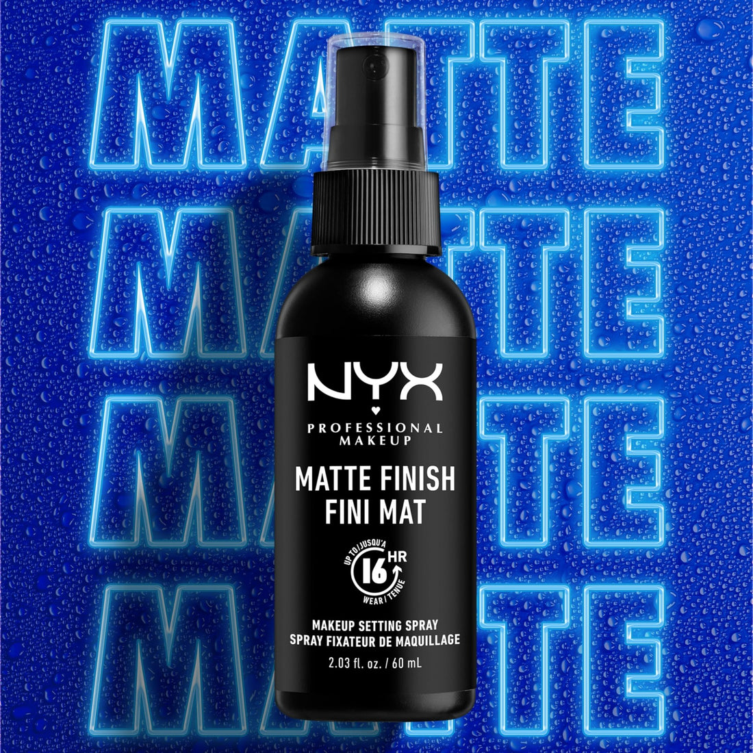 NYX PROFESSIONAL MAKEUP Makeup Setting Spray - Matte Finish, Long-Lasting Face Mist for up to 16HR Wear, Vegan Formula - OzHealthStandard