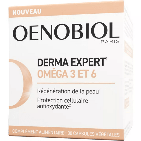Oenobiol Derma Expert Omega 3 & 6 30 capsules - OzHealthStandard