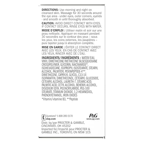 Olay Eyes Ultimate Eye Cream for Dark Circles, Wrinkles and Puffiness, 13 ml (0.4 fl. oz.) - OzHealthStandard
