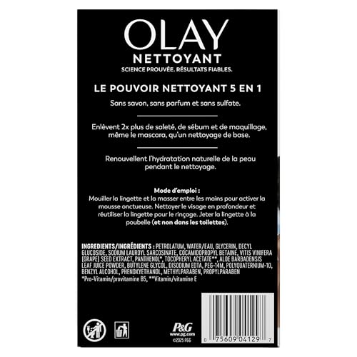 Olay Makeup Remover Wipes, Daily Facials Hydrating Face Cleanser for Normal to Dry Skin - OzHealthStandard