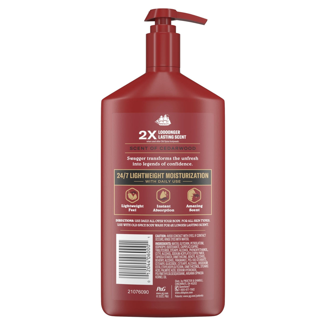 Old Spice Hand, Face & Body Lotion for Men, 24/7 Lightweight Moisturization with Amazing Scent, Instant Absorption - OzHealthStandard