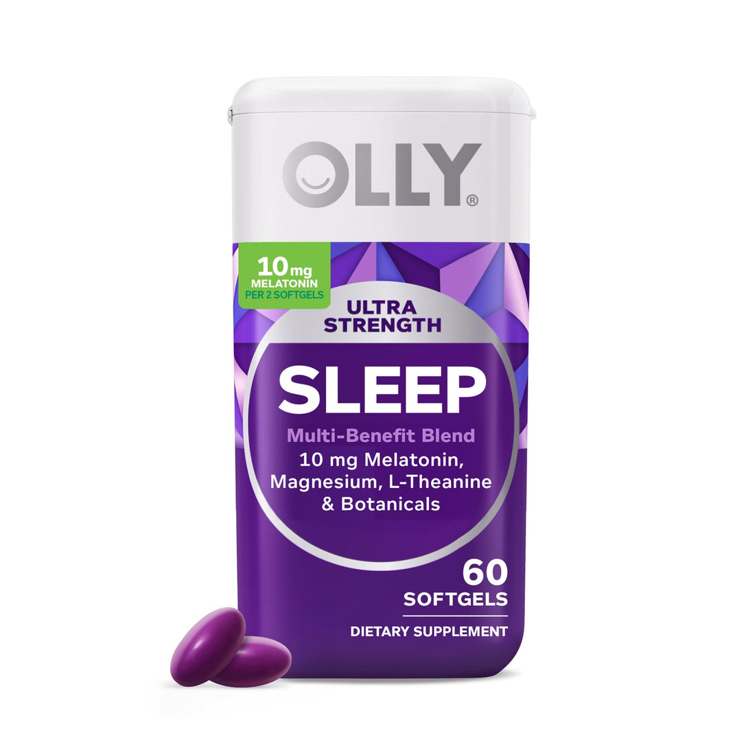 OLLY Ultra Strength Sleep Softgels, 10mg Melatonin, L-Theanine, Chamomile, Magnesium, Lemon Balm, Supports Deep Restful Sleep - OzHealthStandard