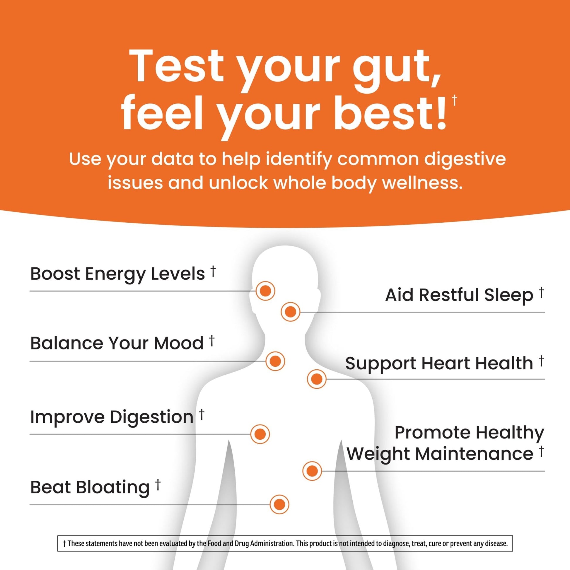 Ombre Gut Health Test Kit - Probiotic Recommender at Home Test for Women & Men - Detailed Custom Gut Microbiome Analysis for Digestive, Immune and Mental Health with Food Suggestions - OzHealthStandard