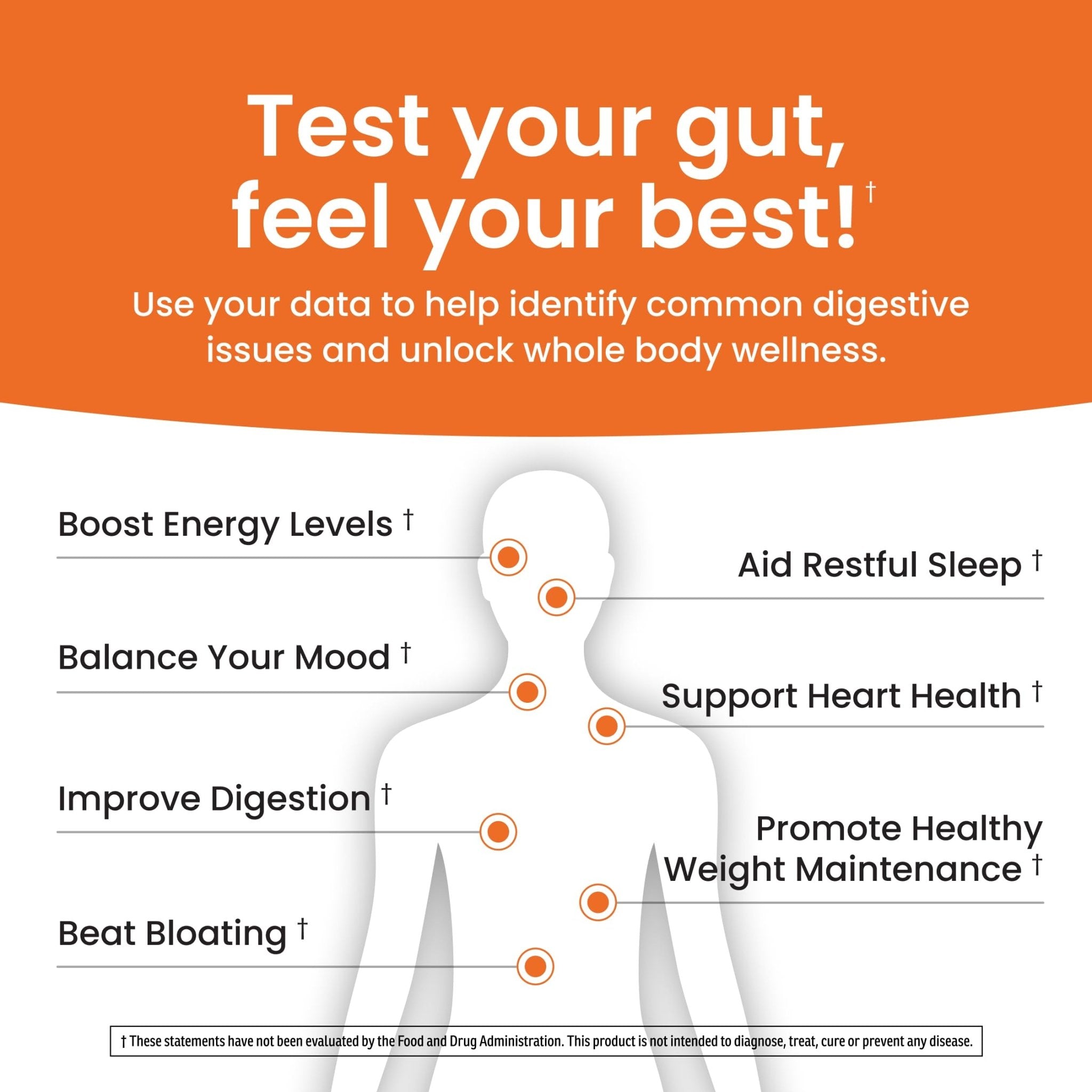 Ombre Gut Health Test Kit - Probiotic Recommender at Home Test for Women & Men - Detailed Custom Gut Microbiome Analysis for Digestive, Immune and Mental Health with Food Suggestions - OzHealthStandard