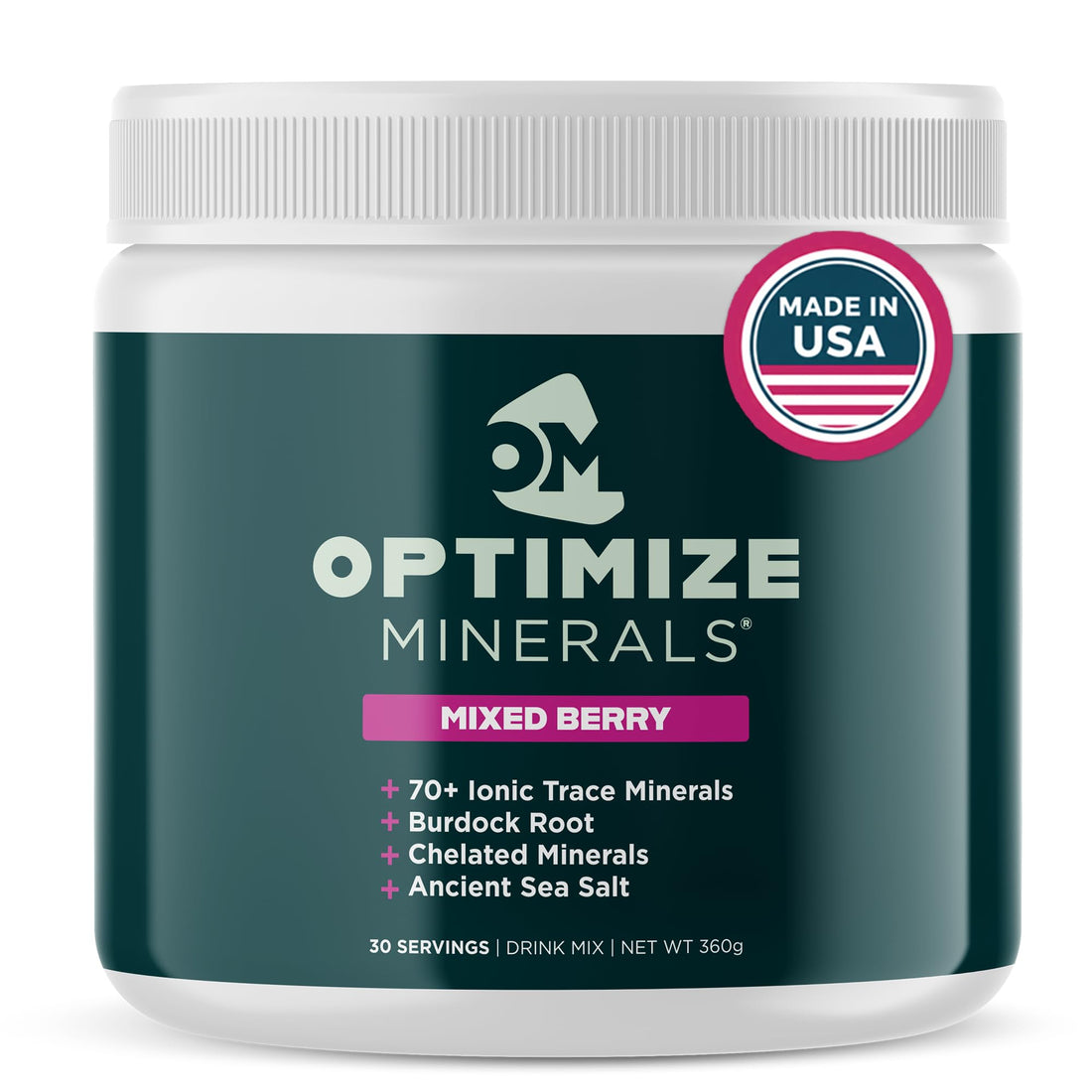 Optimize Minerals Multi Mineral - New Look Same Daily Formula – Magnesium, Electrolytes & Trace Mineral Supplement Powder - Gluten Free Vitamins Drink - OzHealthStandard
